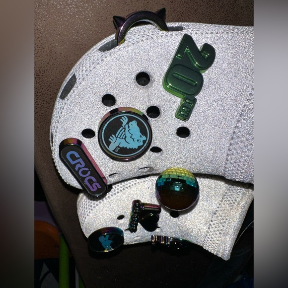 CROC DAY X CROCS CLASSIC CLOG 20th ANNIVERSARY REFLECTIVE CROC SPECIAL / LIMITED - Picture 10 of 11